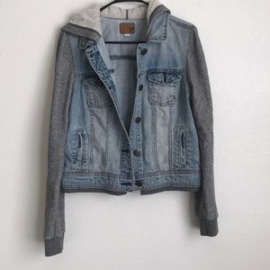 American Eagle jean jacket/hoodie